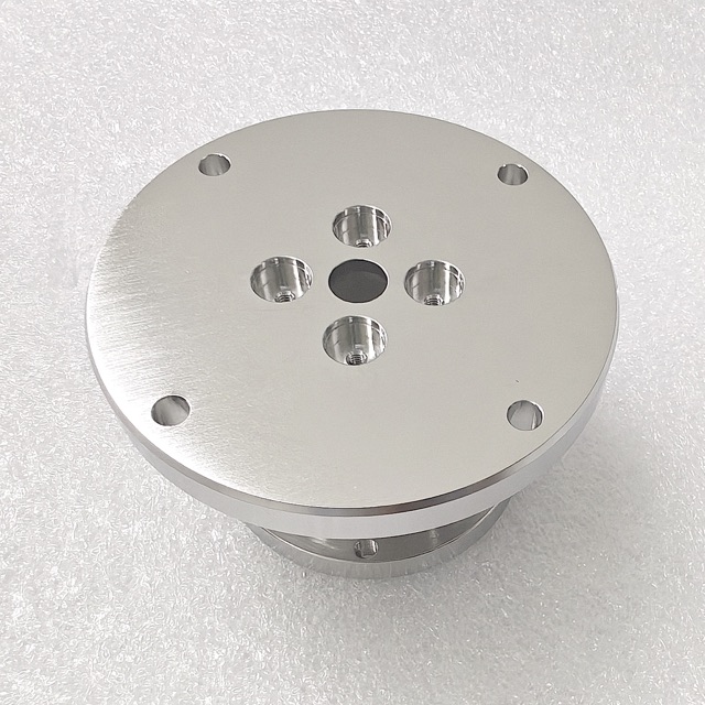 Custom stainless steel precision component manufactured by Maisi Precision.