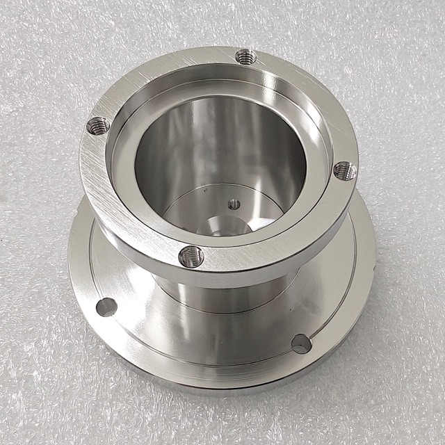 Custom stainless steel precision component manufactured by Maisi Precision.