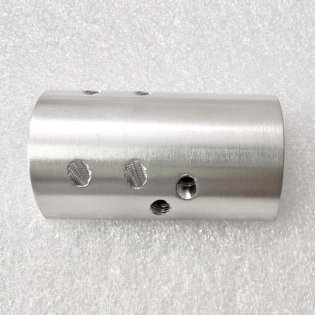 Custom stainless steel precision component manufactured by Maisi Precision.