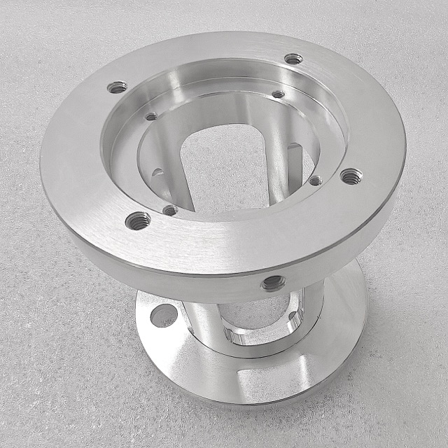 Custom stainless steel precision component manufactured by Maisi Precision.
