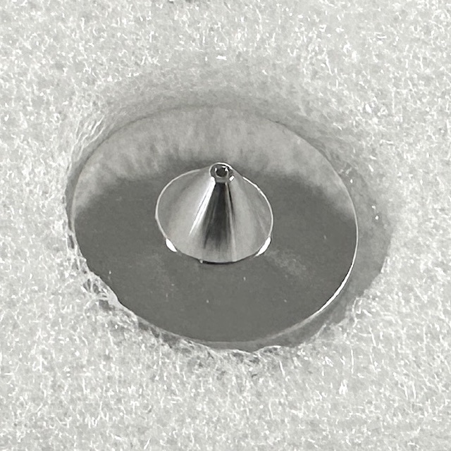 Custom stainless steel precision component manufactured by Maisi Precision.