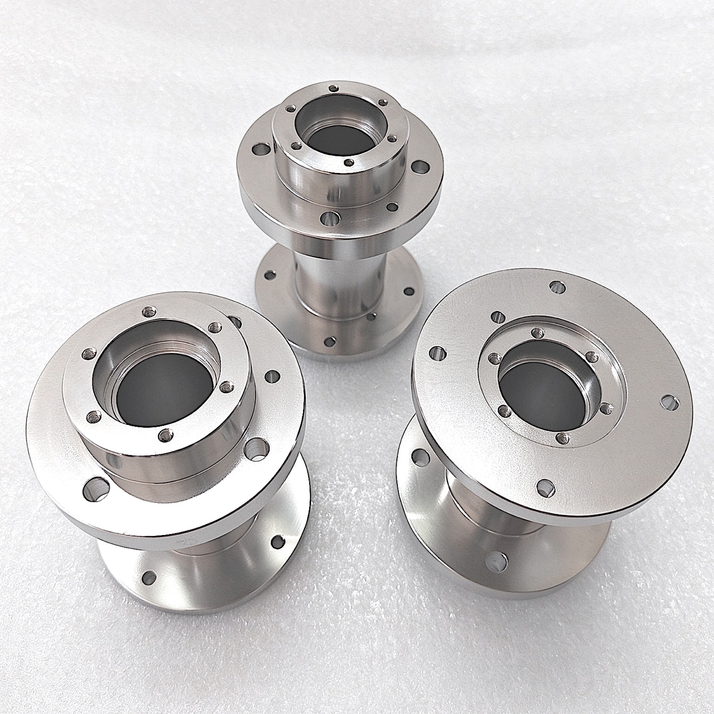 Custom 316 stainless steel flanged components
